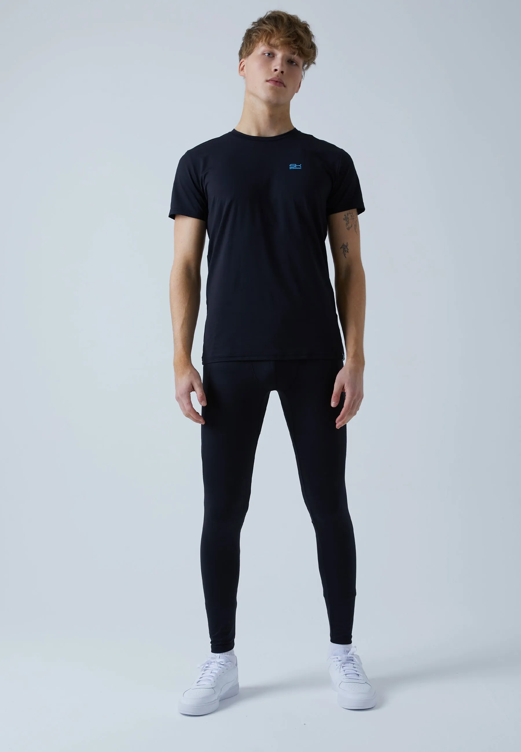 Running Tights with pockets, long, black