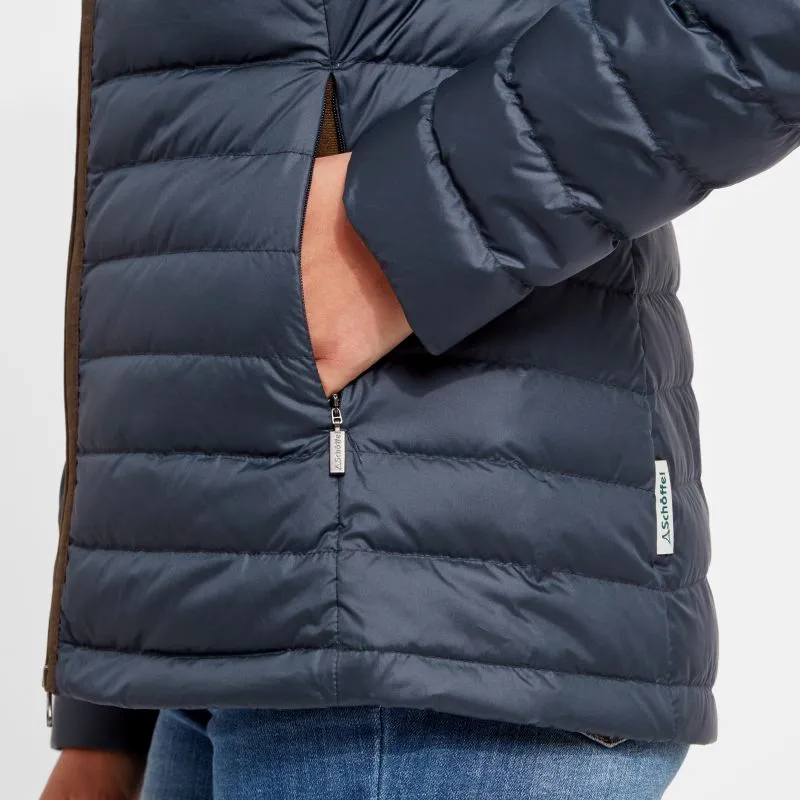 Schoffel Hambleton Down Ladies Jacket - Petrol Blue