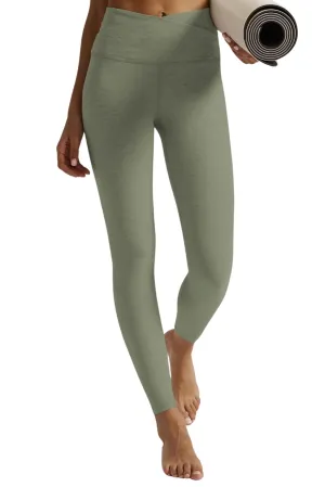 Spacedye At Your Leisure Midi Legging, Grey Sage Heather