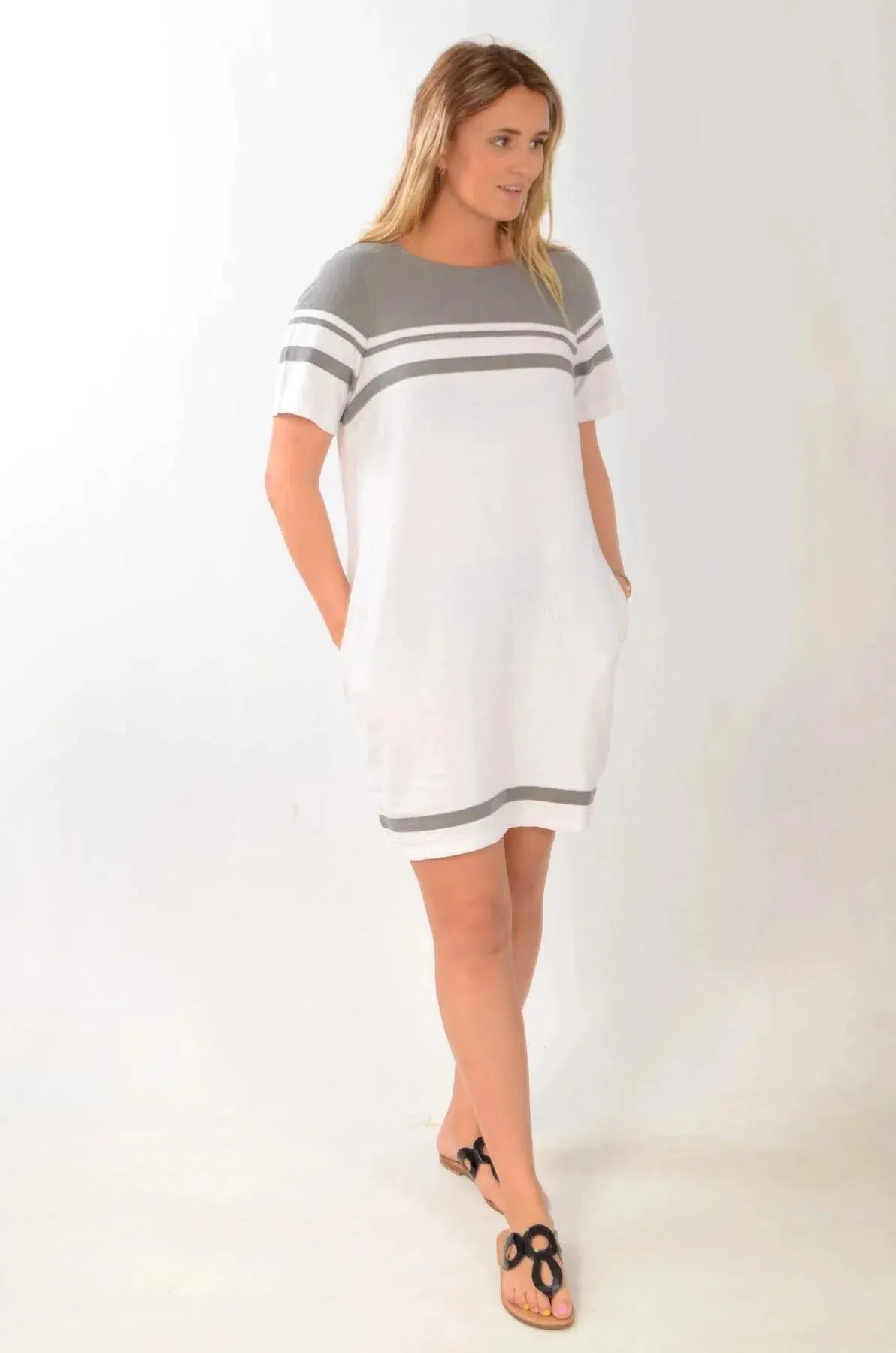 Stripe Linen Dress