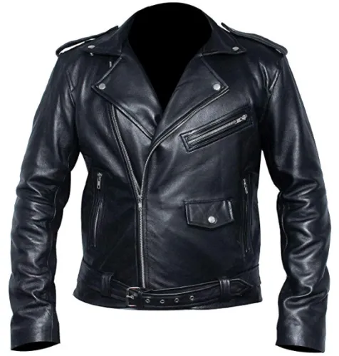 Stylish Leather Jacket for Men Inspired by Jughead Jones of Riverdale's Southside Serpents - Cole Sprouse