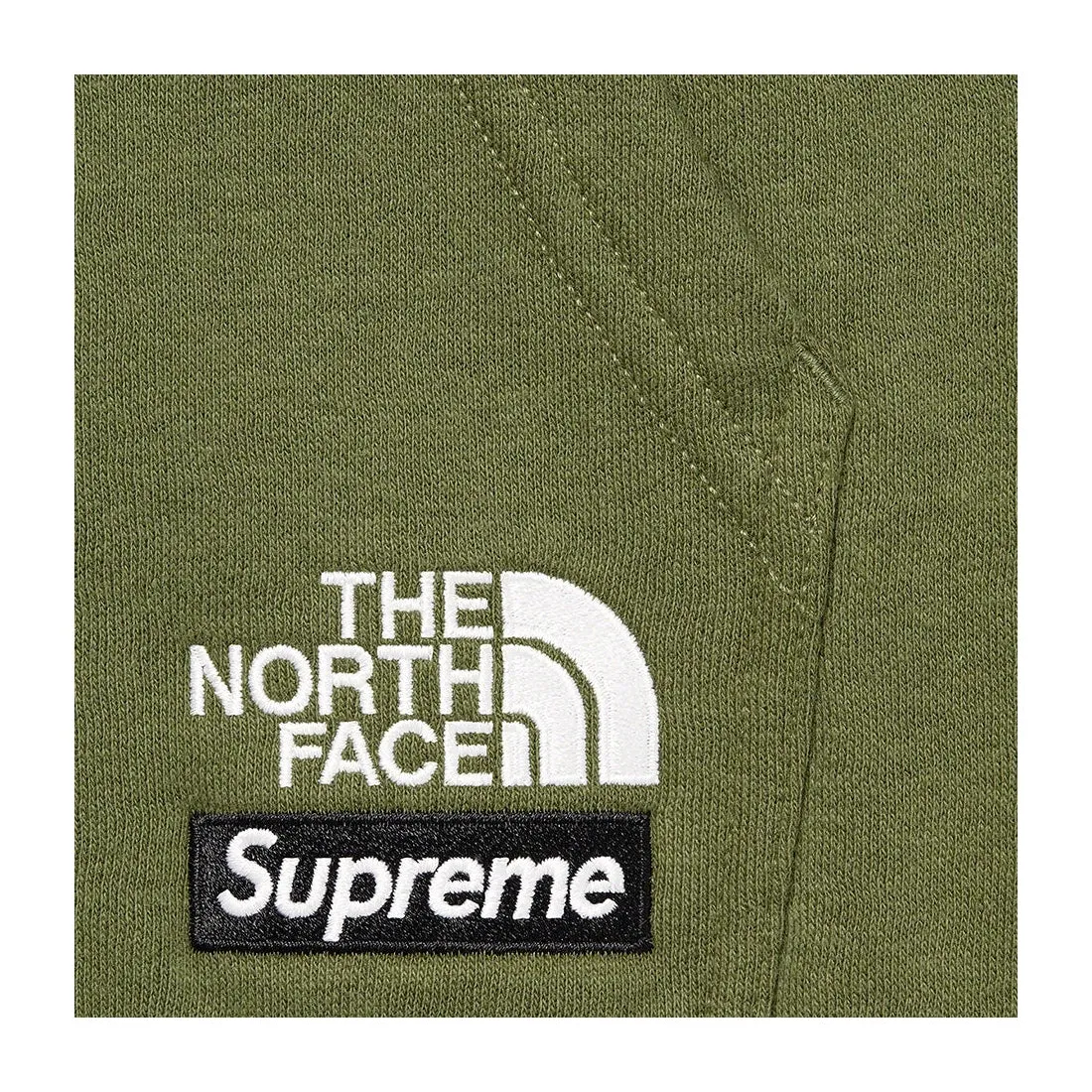 Supreme The North Face Convertible Hooded Sweatshirt Olive