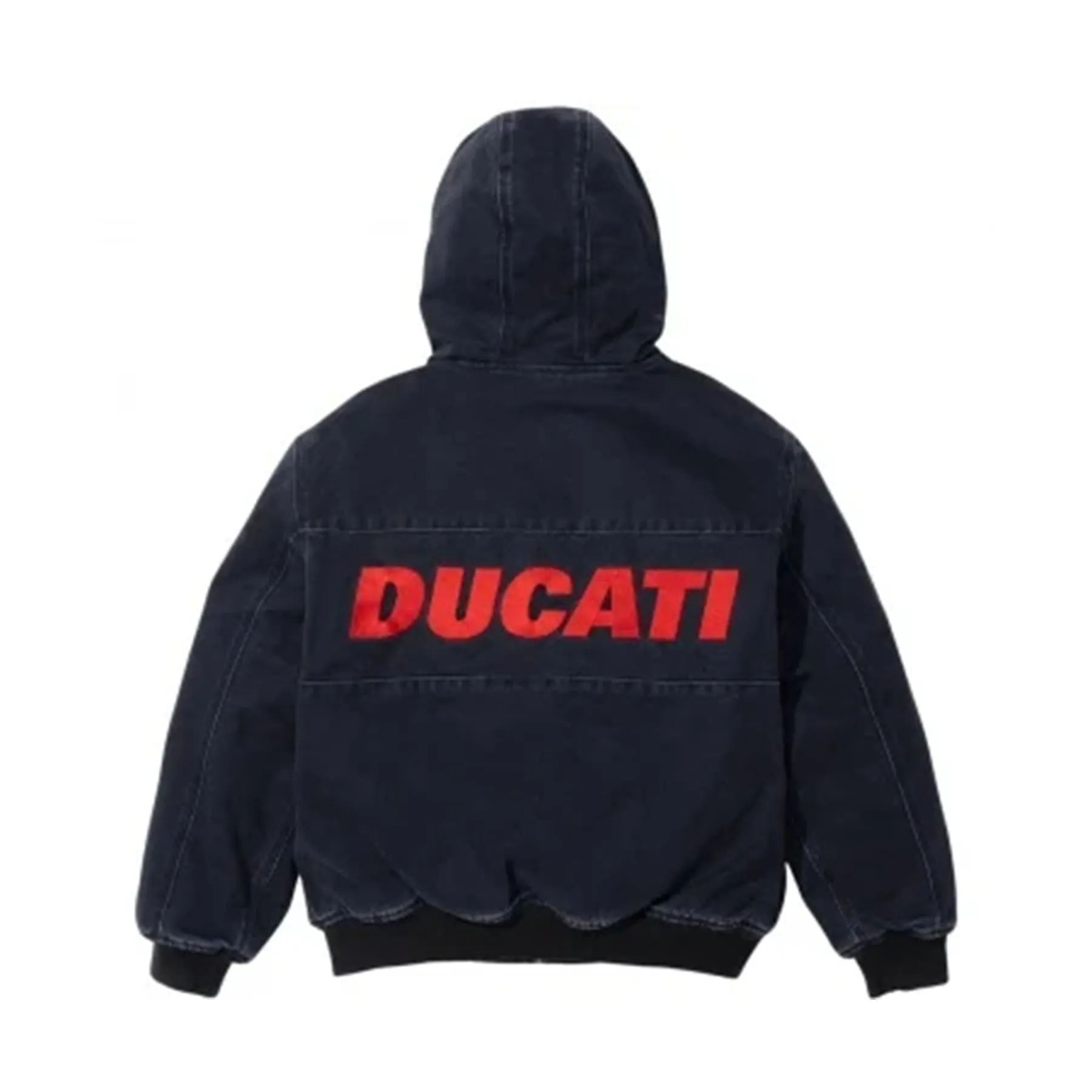 Supreme x Ducati Hooded Racing Jacket 'Black'