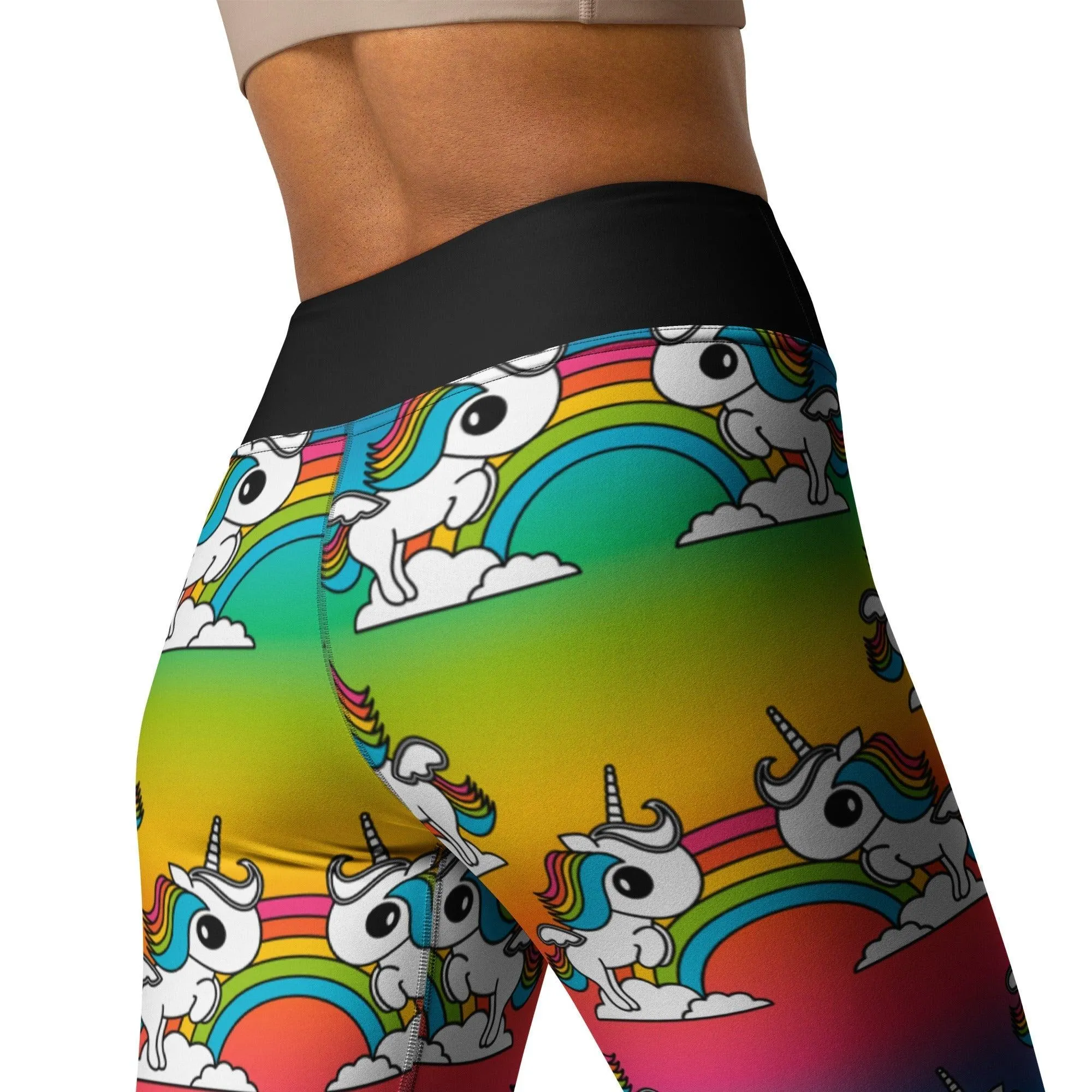 UNIQUE rainbow -2- Yoga Leggings