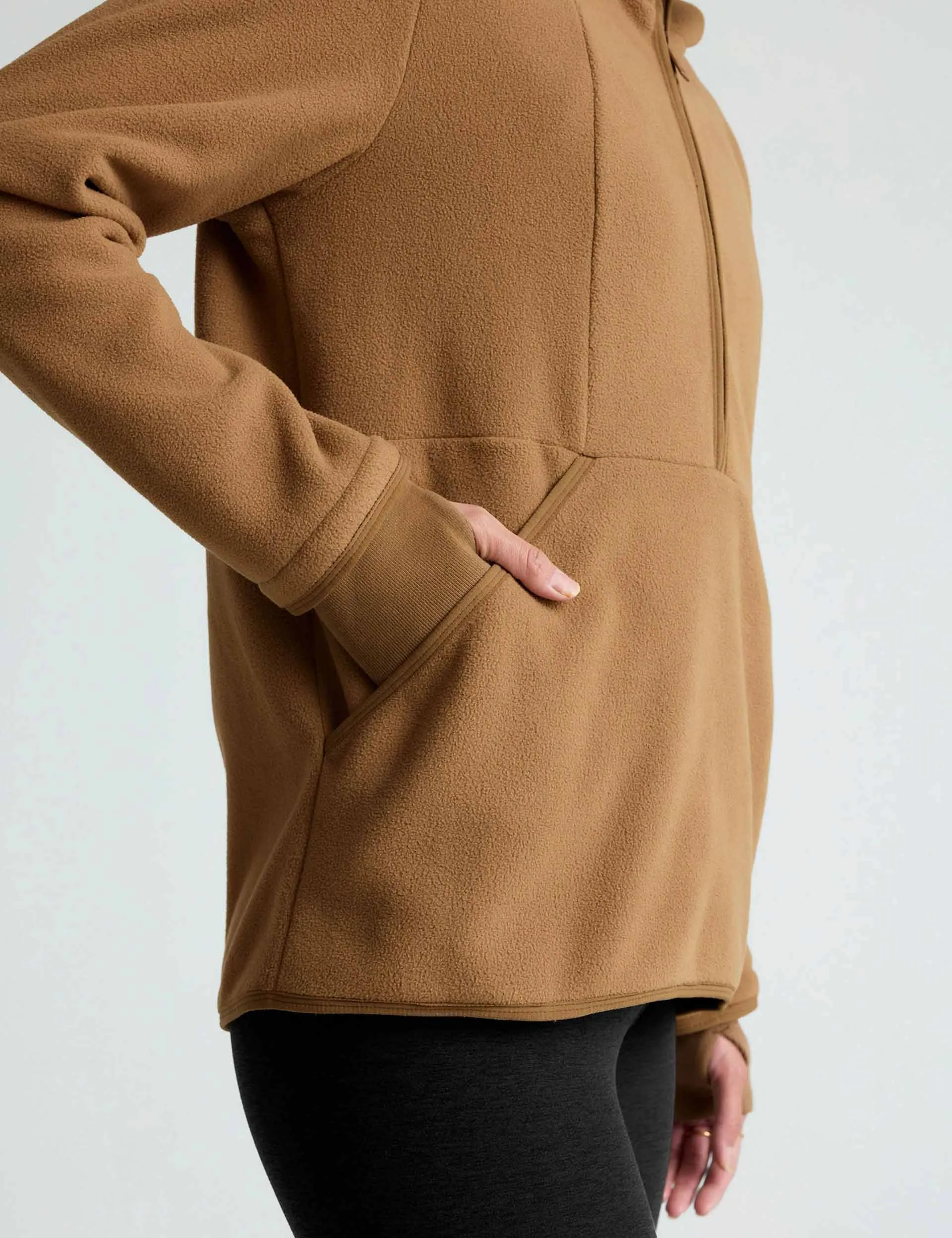 URBAN EXPLORER HALF ZIP PULLOVERDEEP TAN