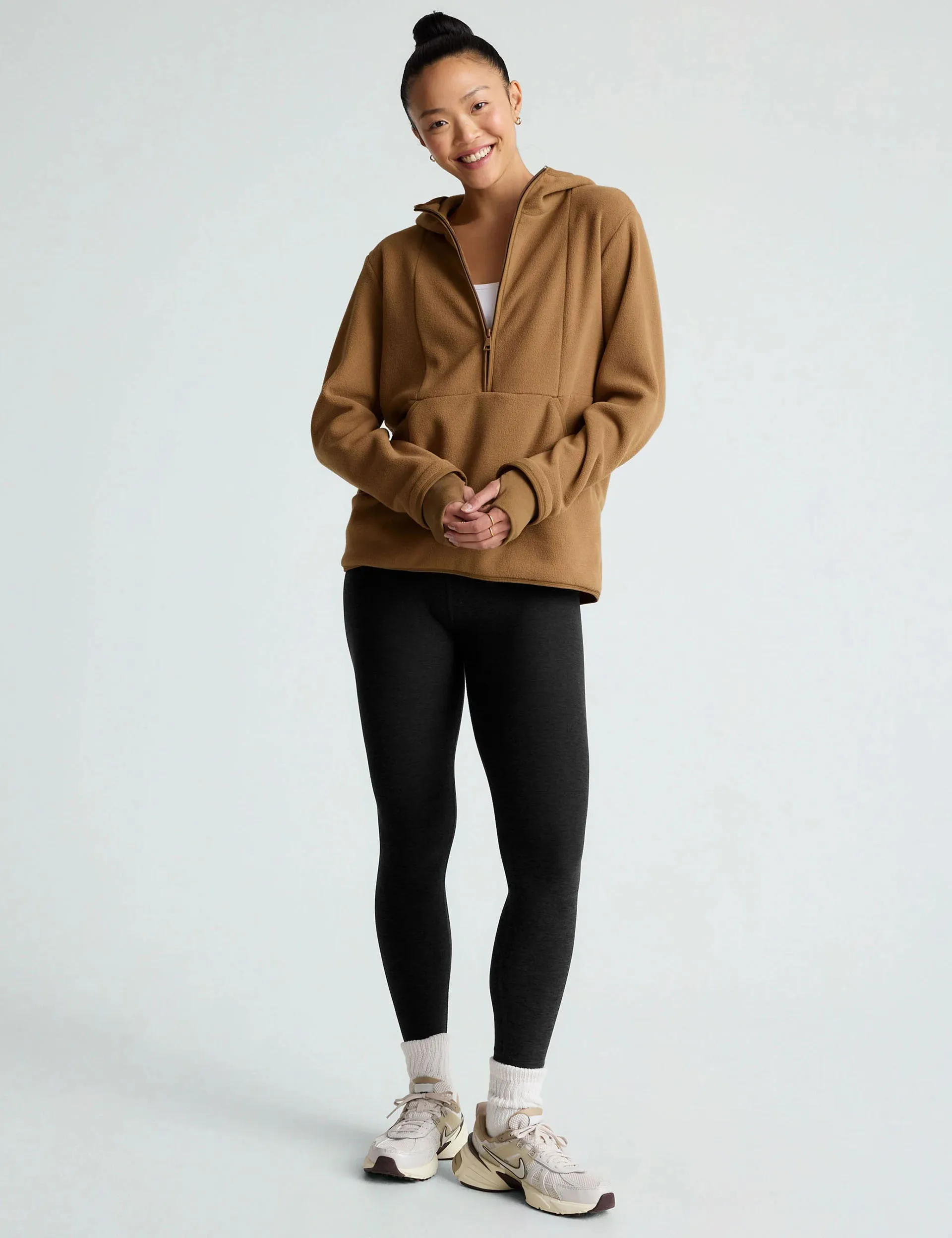 URBAN EXPLORER HALF ZIP PULLOVERDEEP TAN