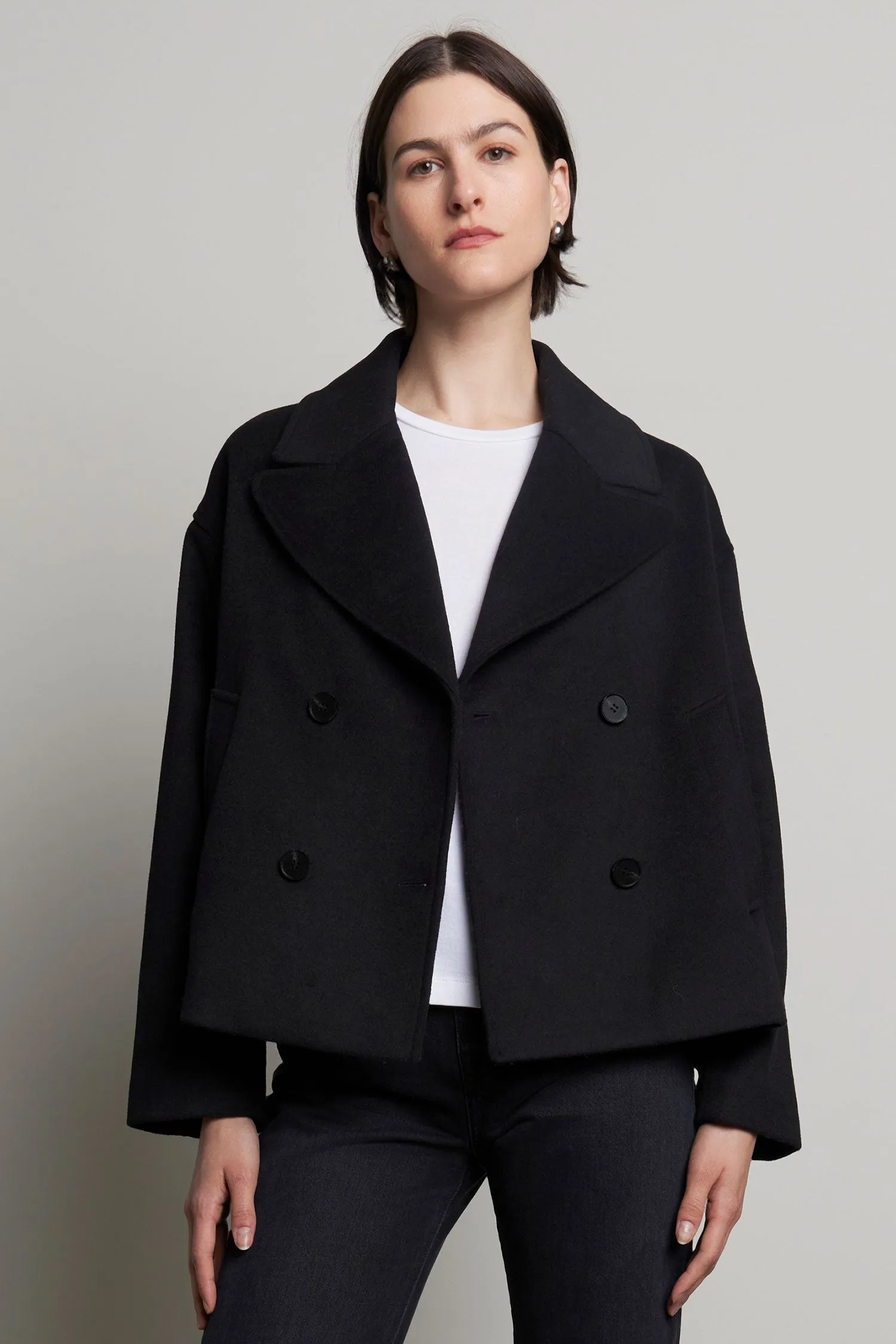 Velvet by Jenny Graham Westwood 06 Wool Peacoat | Black