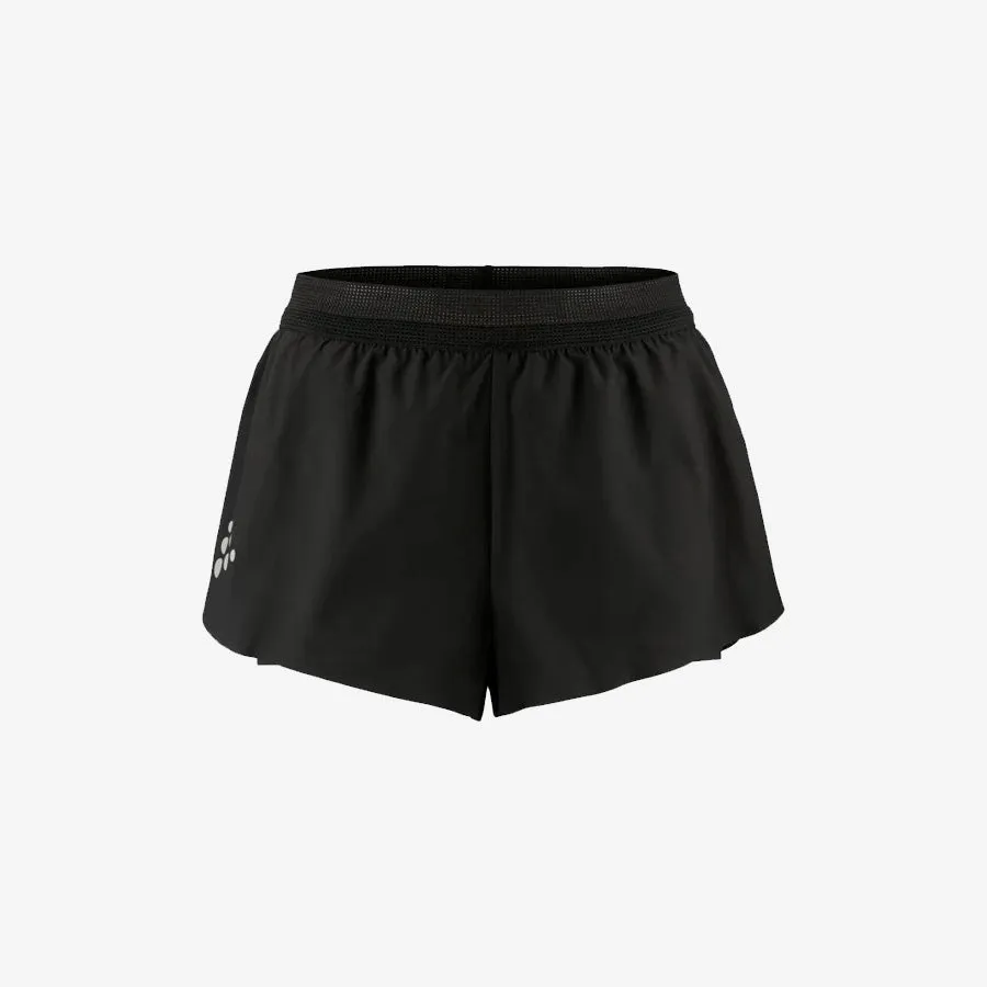 Women's PRO Hypervent Split Shorts 2 (Black)