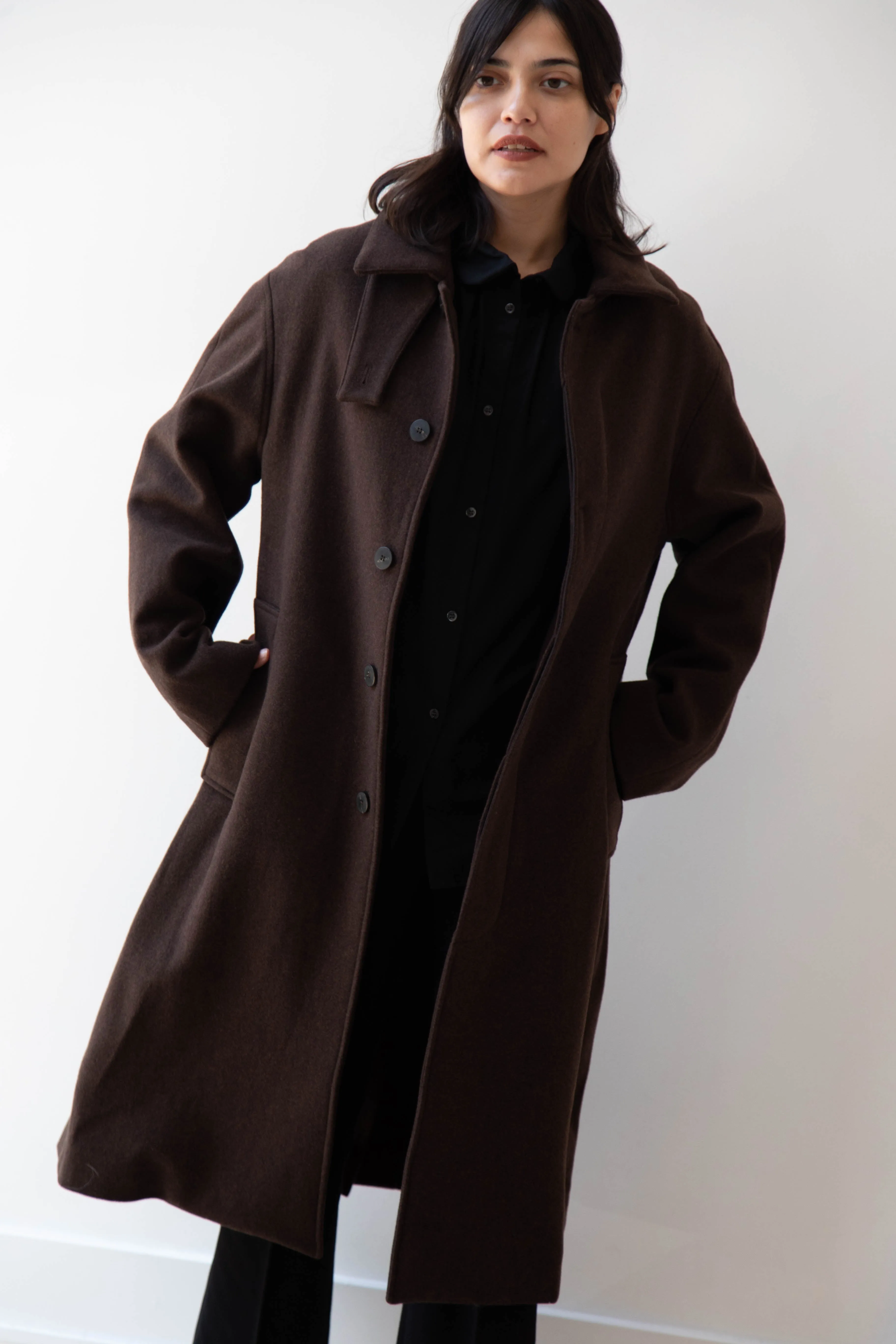 Wright & Doyle | Tirage Coat in Cacao