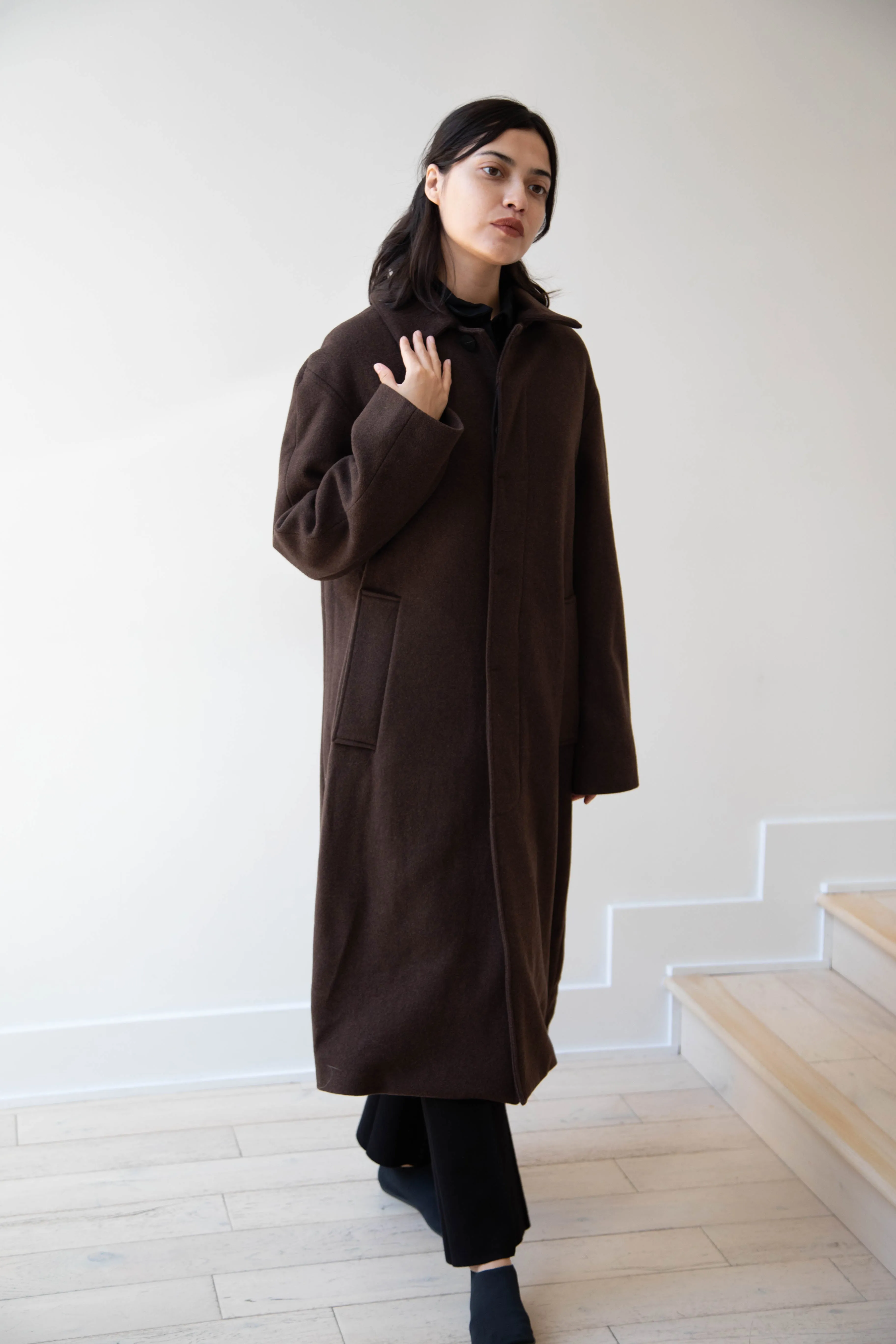 Wright & Doyle | Tirage Coat in Cacao