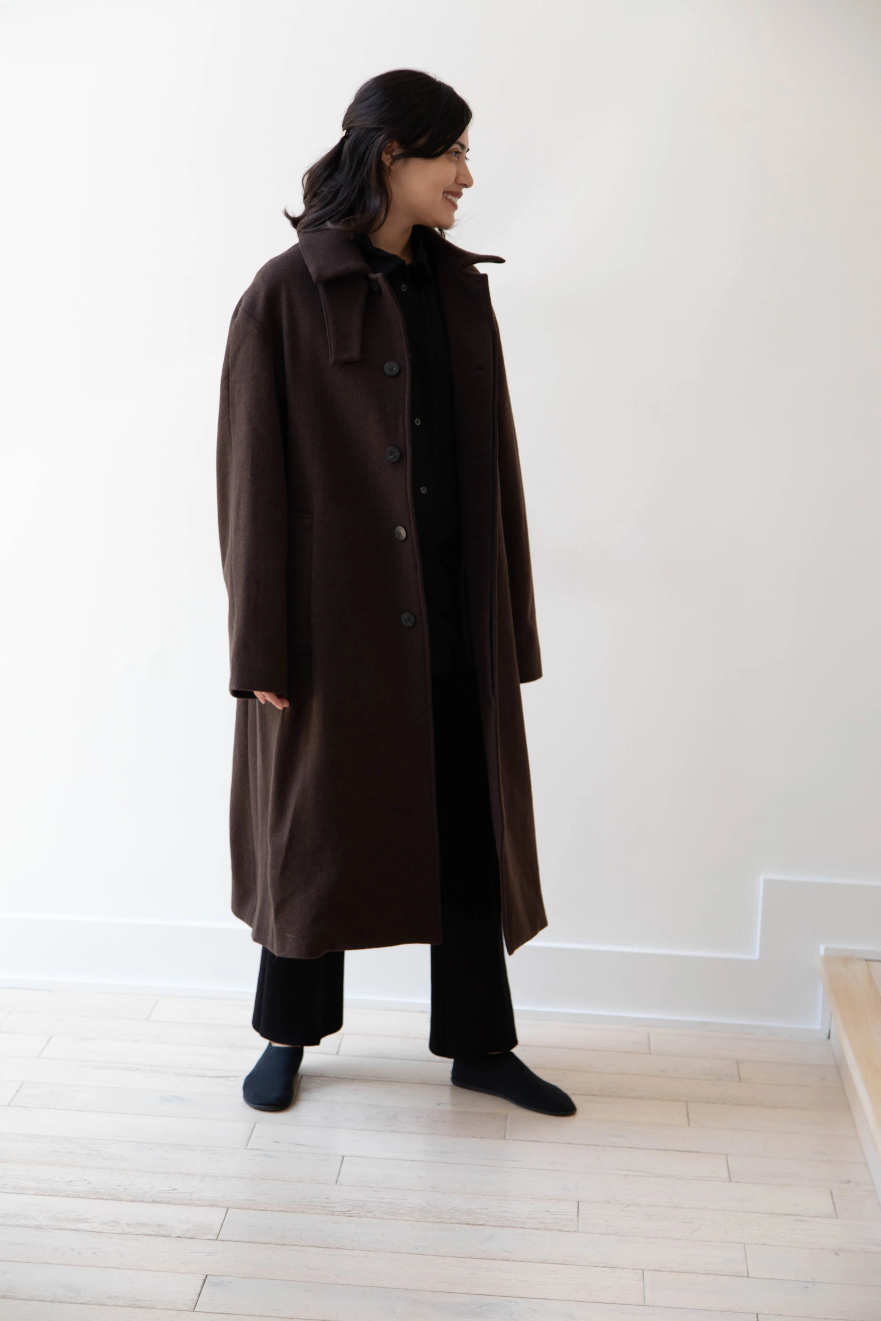 Wright & Doyle | Tirage Coat in Cacao