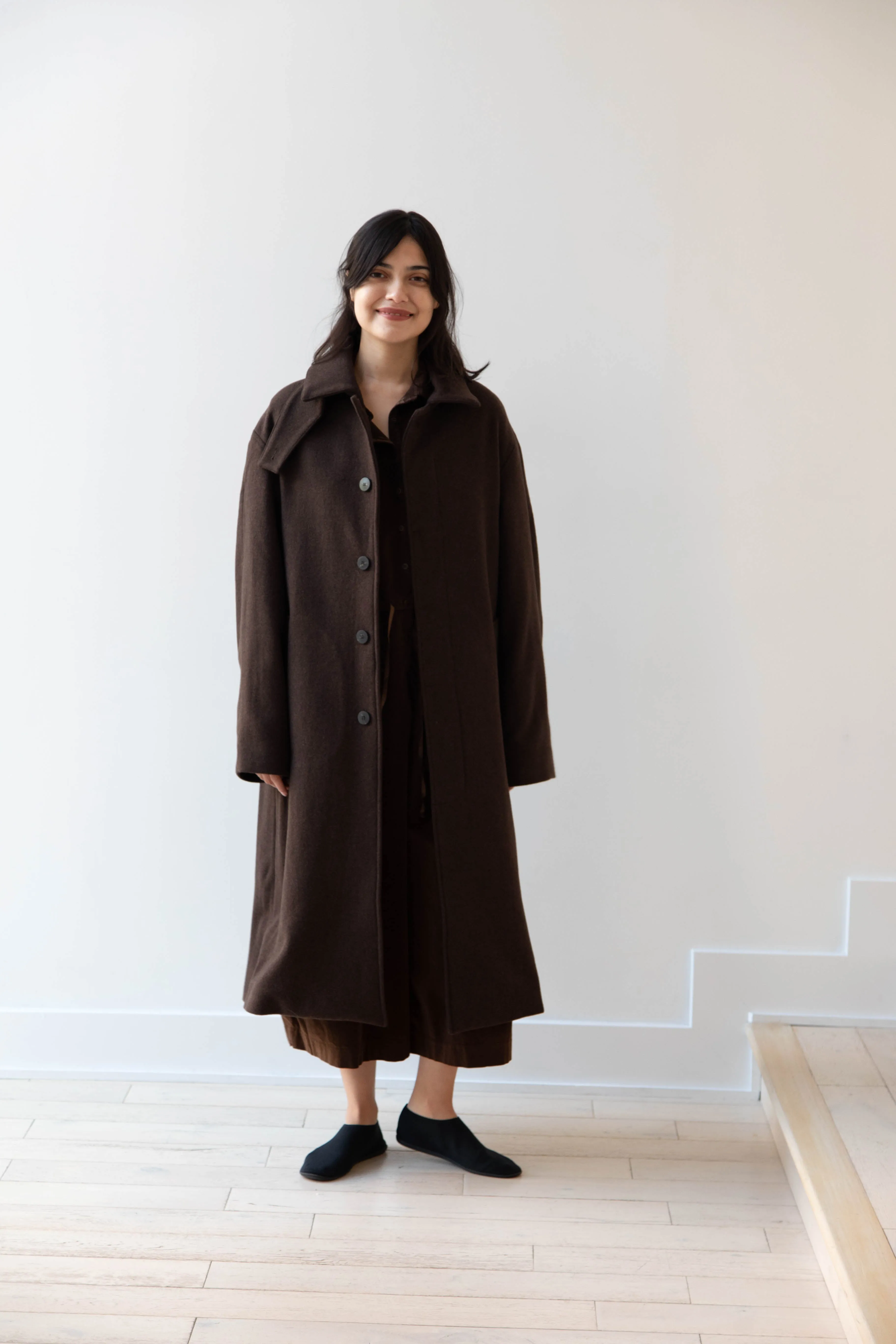 Wright & Doyle | Tirage Coat in Cacao