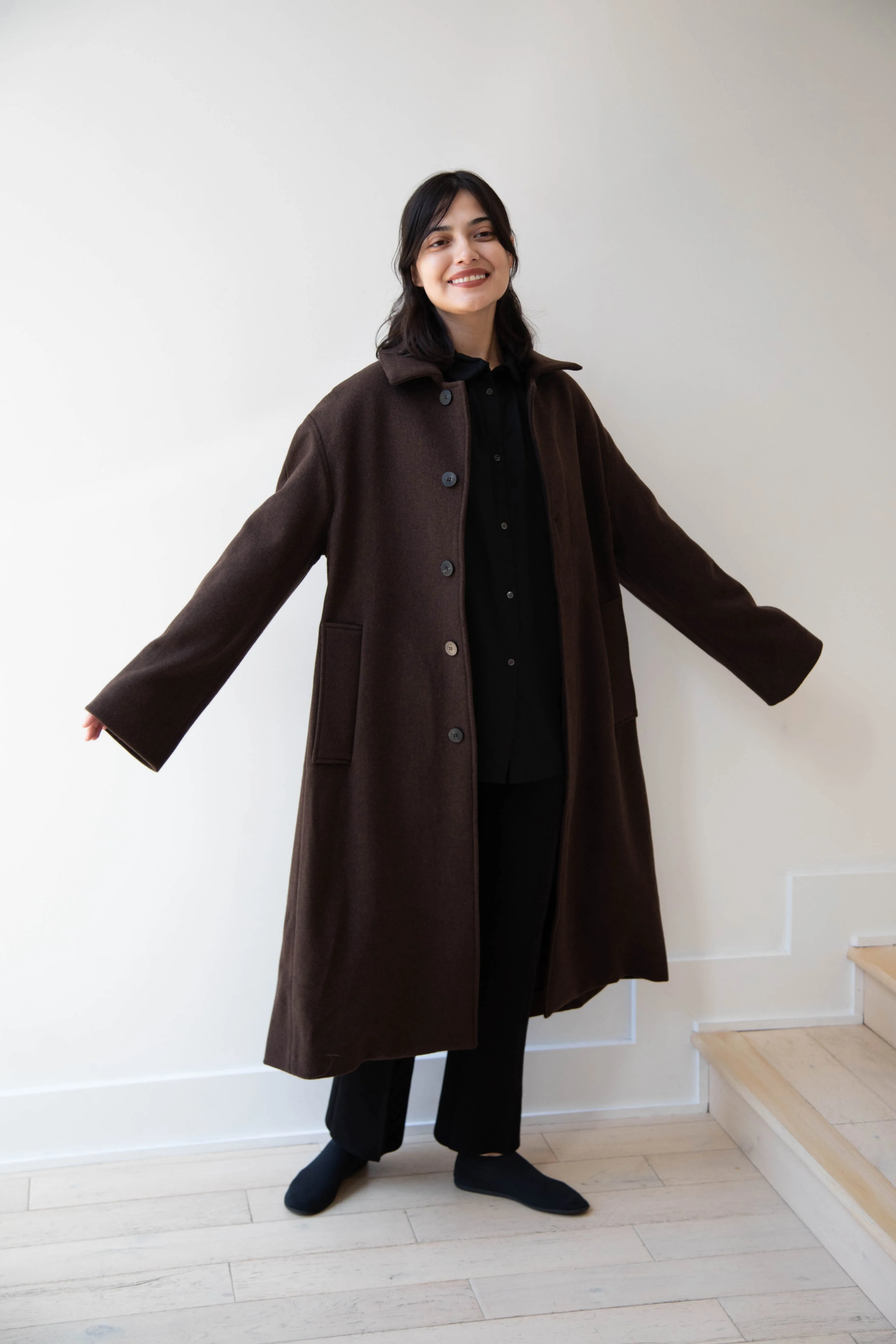 Wright & Doyle | Tirage Coat in Cacao