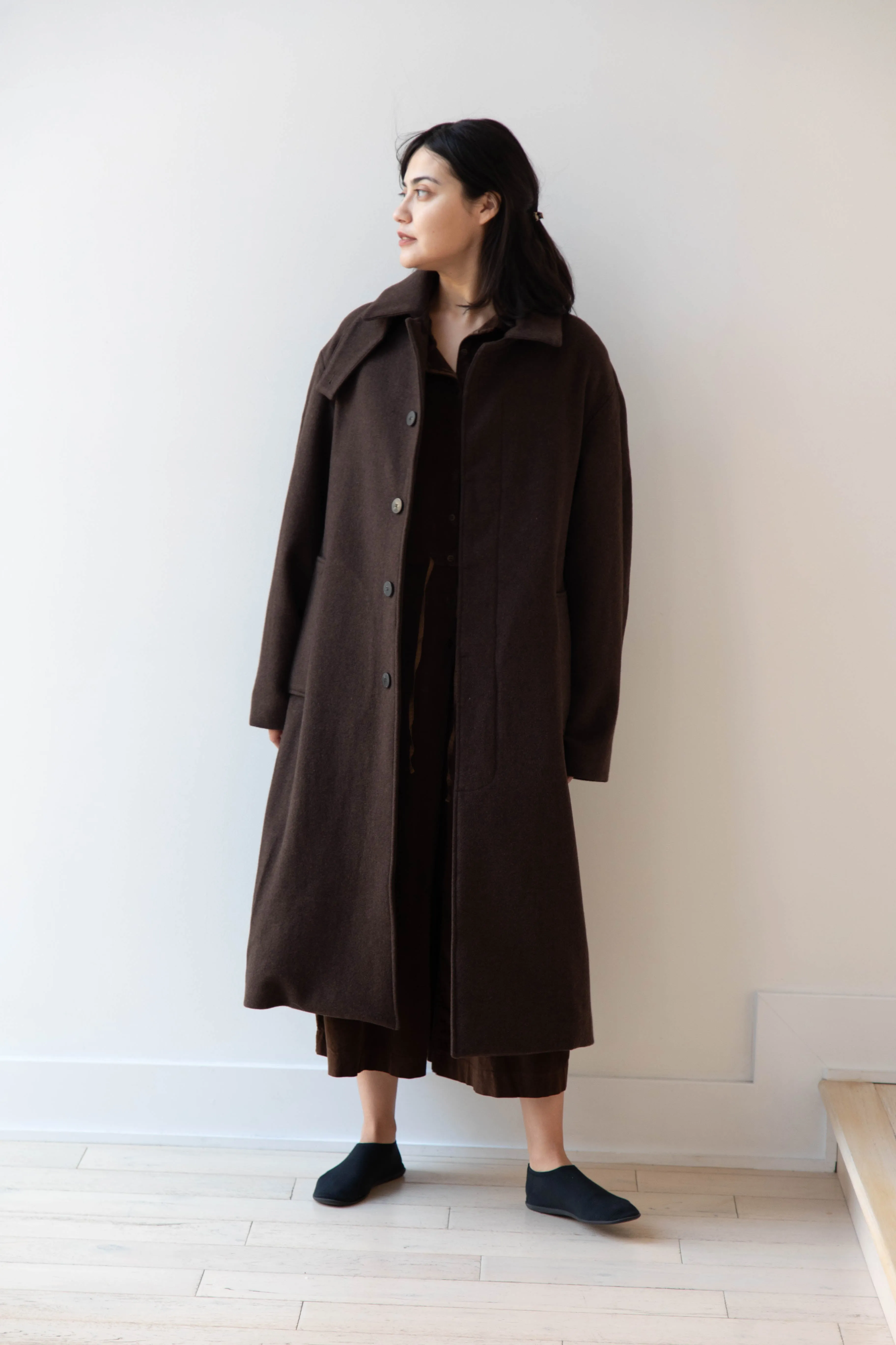 Wright & Doyle | Tirage Coat in Cacao