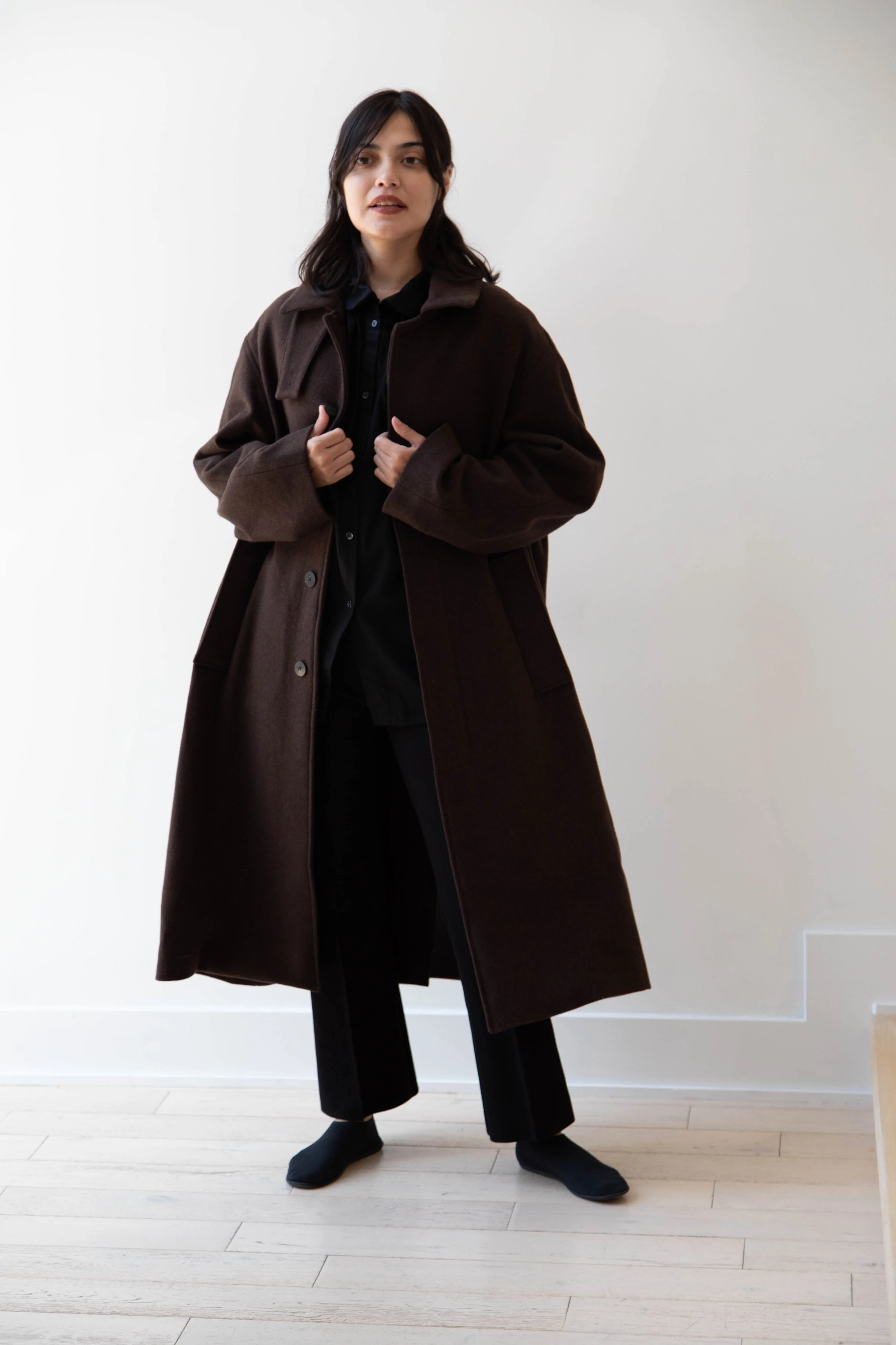 Wright & Doyle | Tirage Coat in Cacao