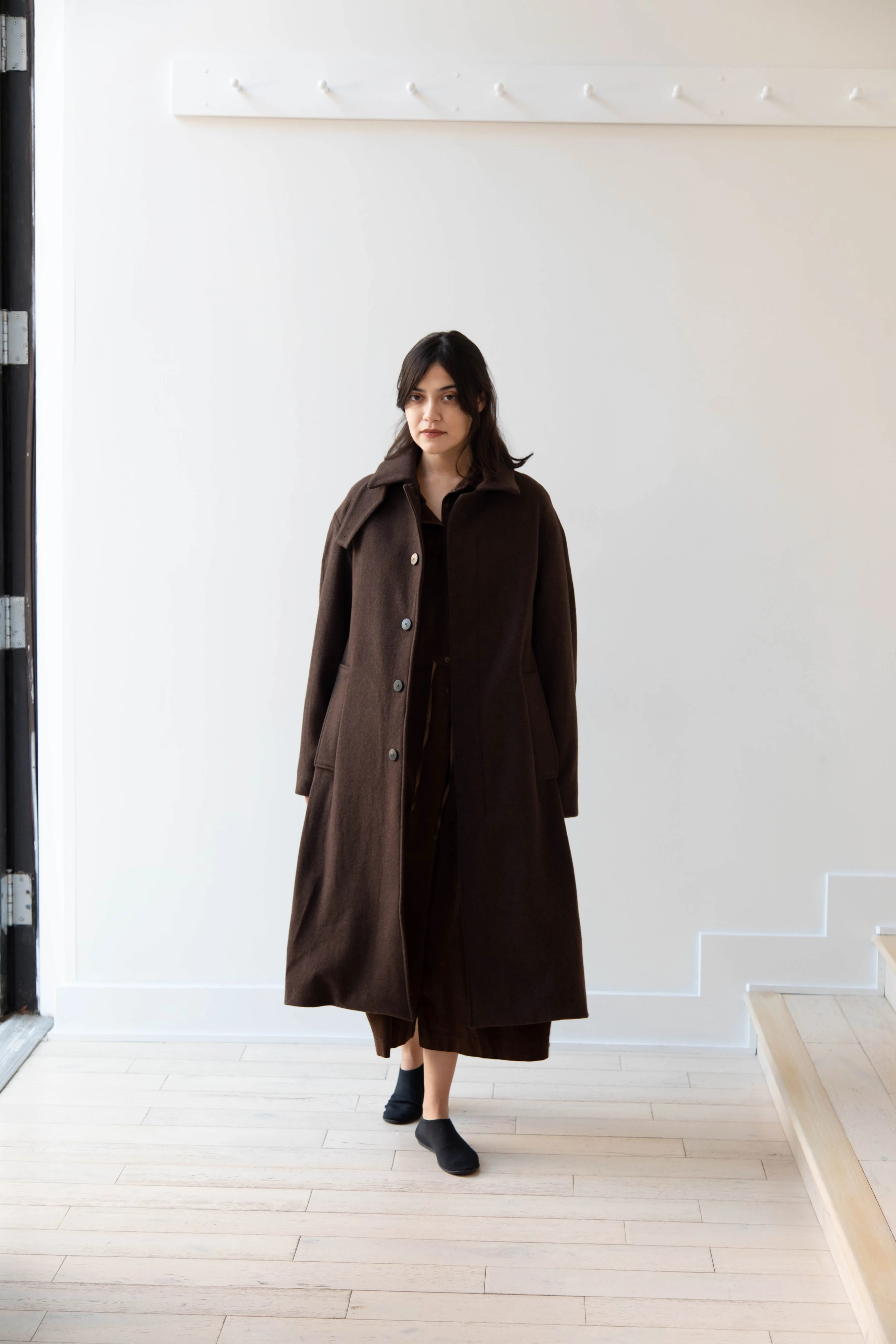 Wright & Doyle | Tirage Coat in Cacao