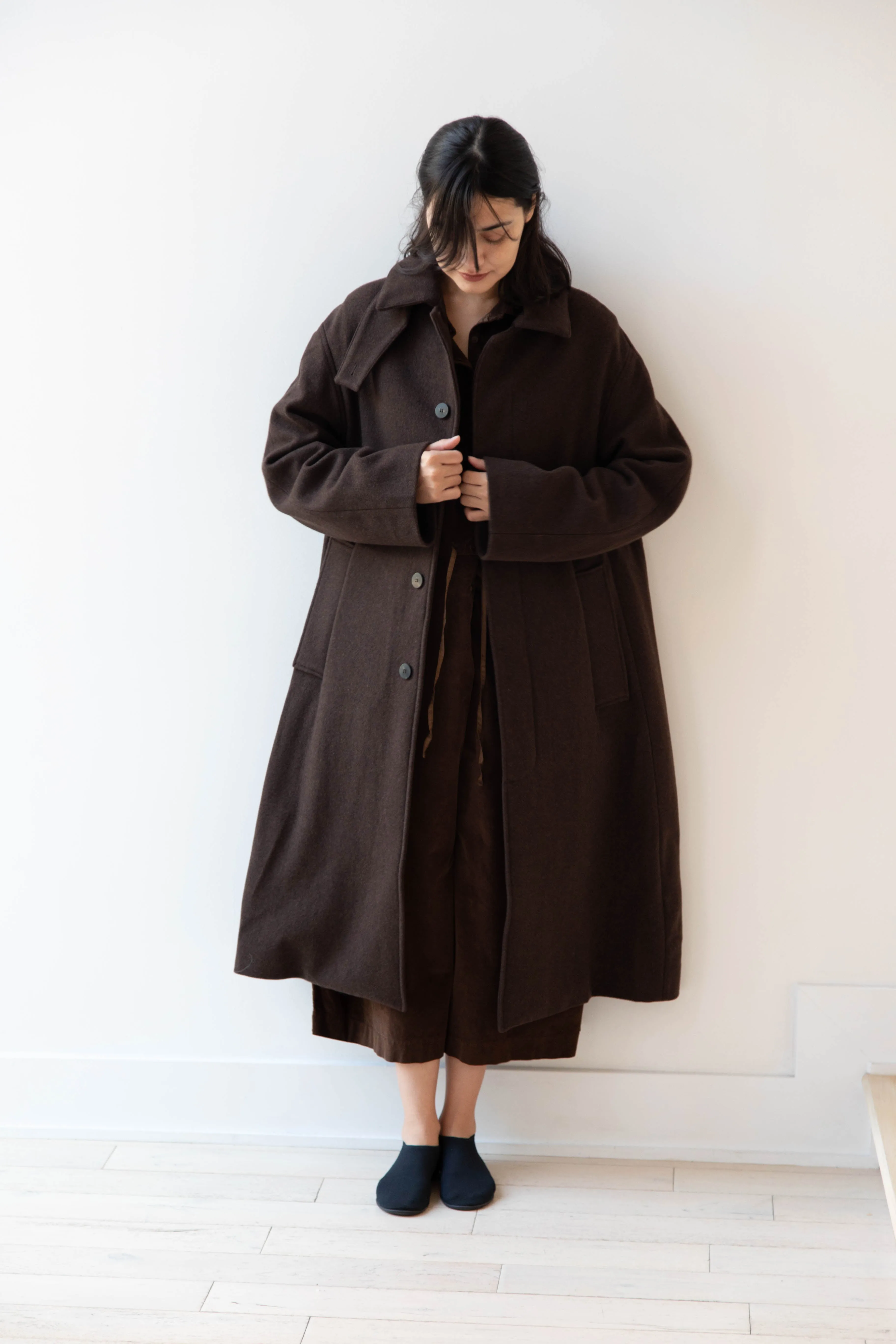 Wright & Doyle | Tirage Coat in Cacao