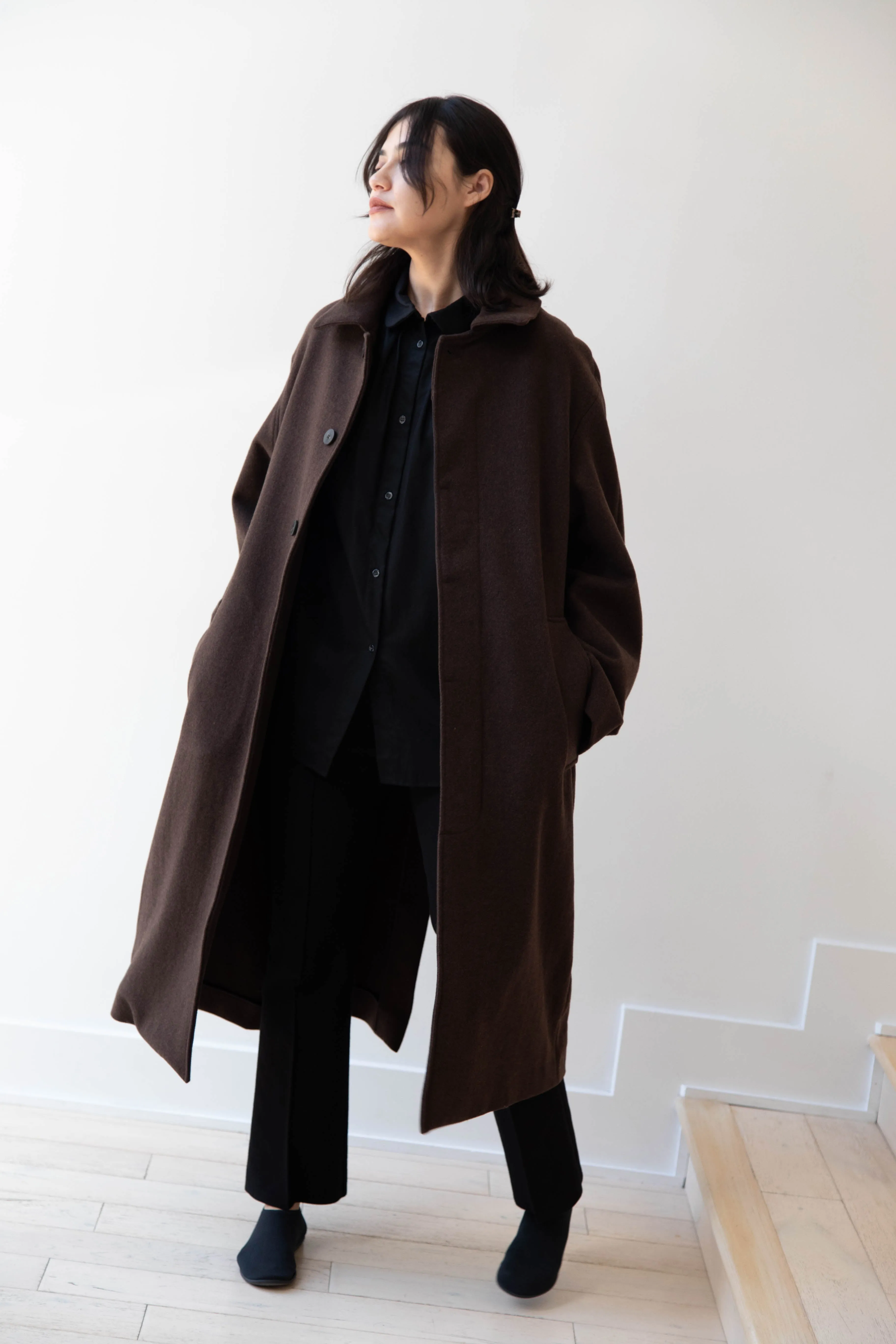 Wright & Doyle | Tirage Coat in Cacao